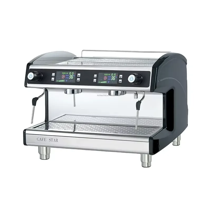 Professional Commercial Espresso For Single Group LCD Screen Cappuccino Latte Electric Coffee Machine On Sale