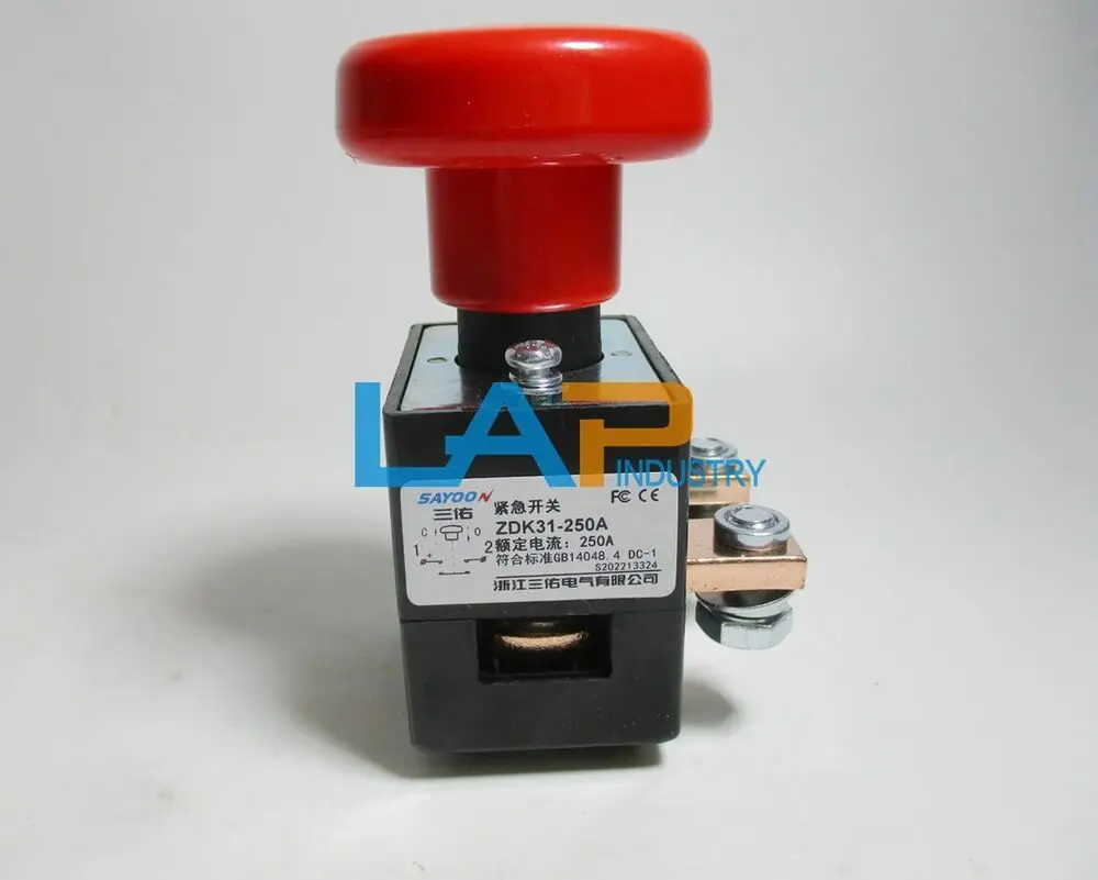 1PCS New ZDK31-250A Electric Vehicle DC Power Emergency Switch