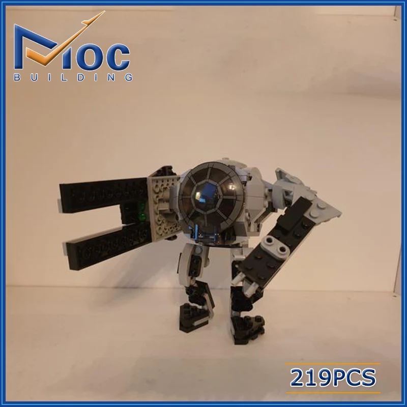 Serie de películas espacial UCS 75300, bloques de construcción MOC de combate Imperial, modelo militar, montaje DIY, ladrillos, colección de juguetes, regalo de exhibición