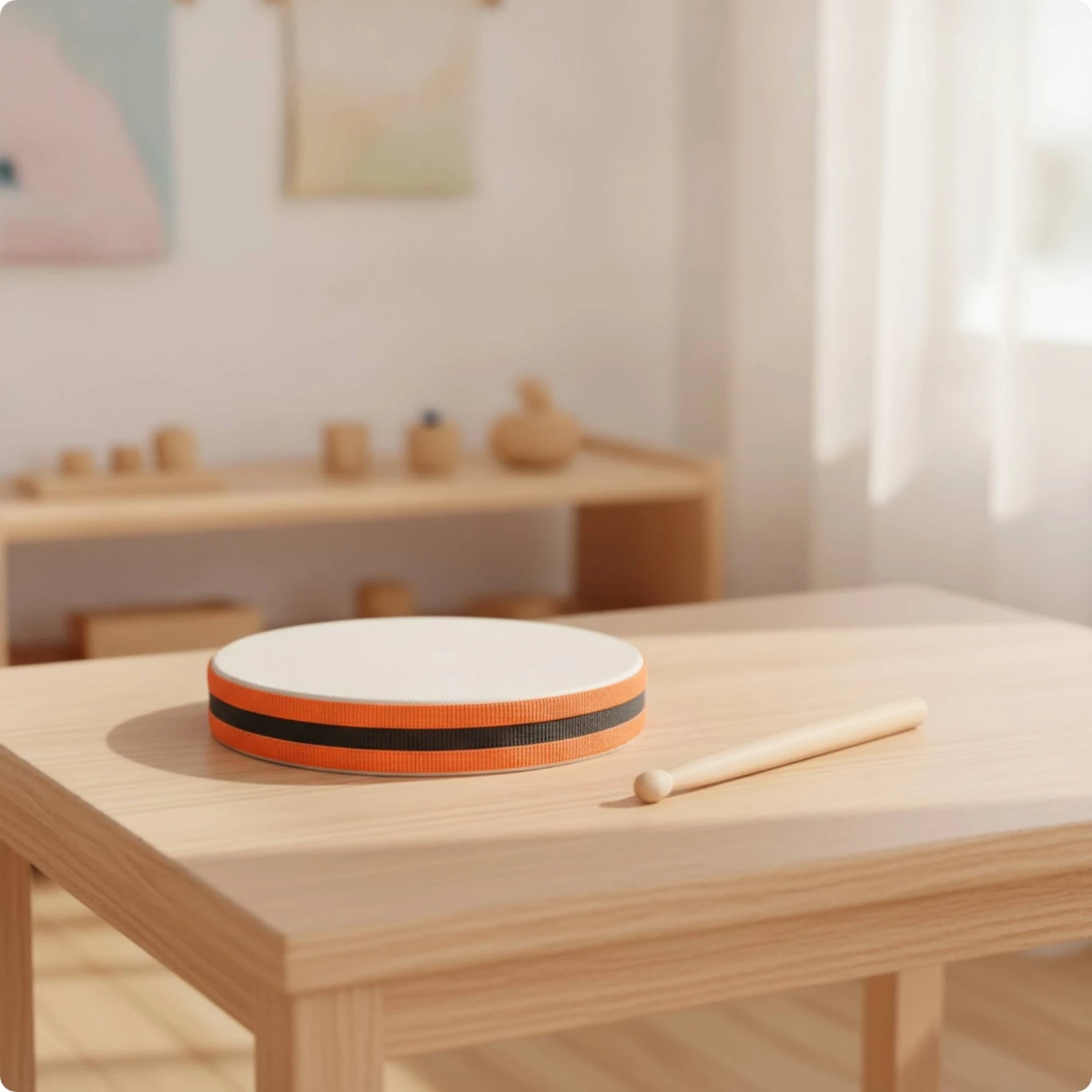 Holz-Handtrommel Kompakte Kind – Musical Instrument Easy To Learn Bewertung und Preis