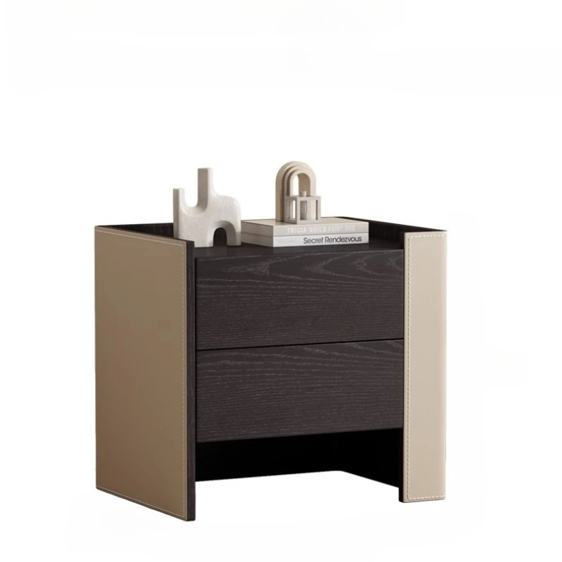 طاولة صغيرة حديثة بجانب السرير، تخزين مخفي، درج خشبي، منضدة فاخرة وفريدة من نوعها، أثاث Muebles Para Hogar للمنزل