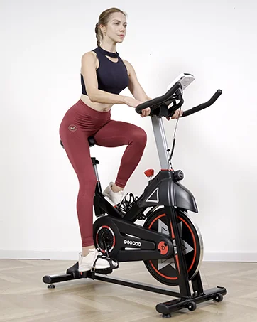 Description Picture 4 of itemExercise Bike, Stationary Bike for Home Gym, Magnetic Resistance Indoor Cycling Bike w/Comfortable Seat Cushion & Tablet Mount,