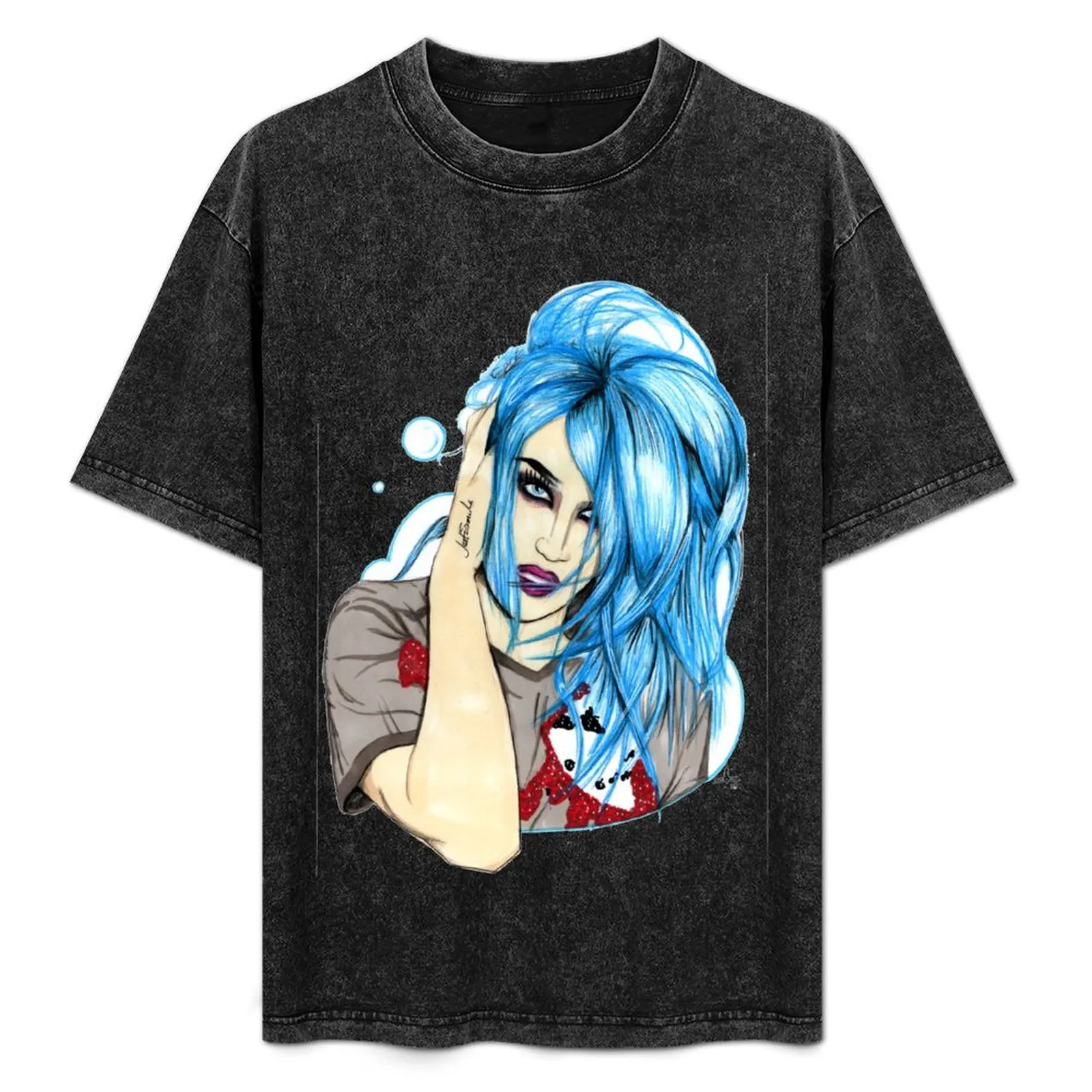 

Hand Drawn Adore Delano T-Shirt man tshirt funny t shirts cotton t shirts with prints man t shirts for men T-Shirt
