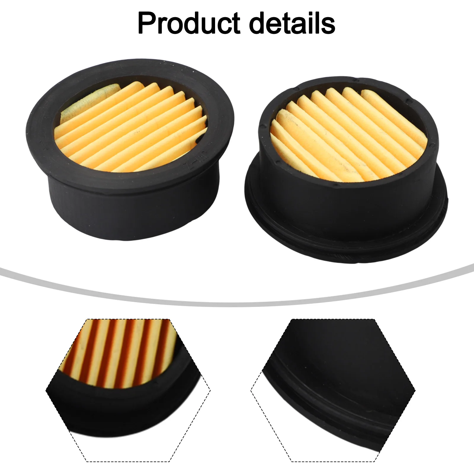 Home Workshop Essentials Oil-Free Air Compressor Oil Free Air Compressor Parts Motor Driver Black Sealing Rings Set