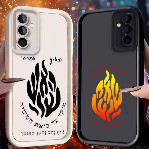 Flame Case for Samsung Galaxy S25 Ultra Plus S24 S23 S22 S21 S20 FE A73 A72 A71 A56 A55 A54 5G A52 A52S A51 4G Shockproof Cover