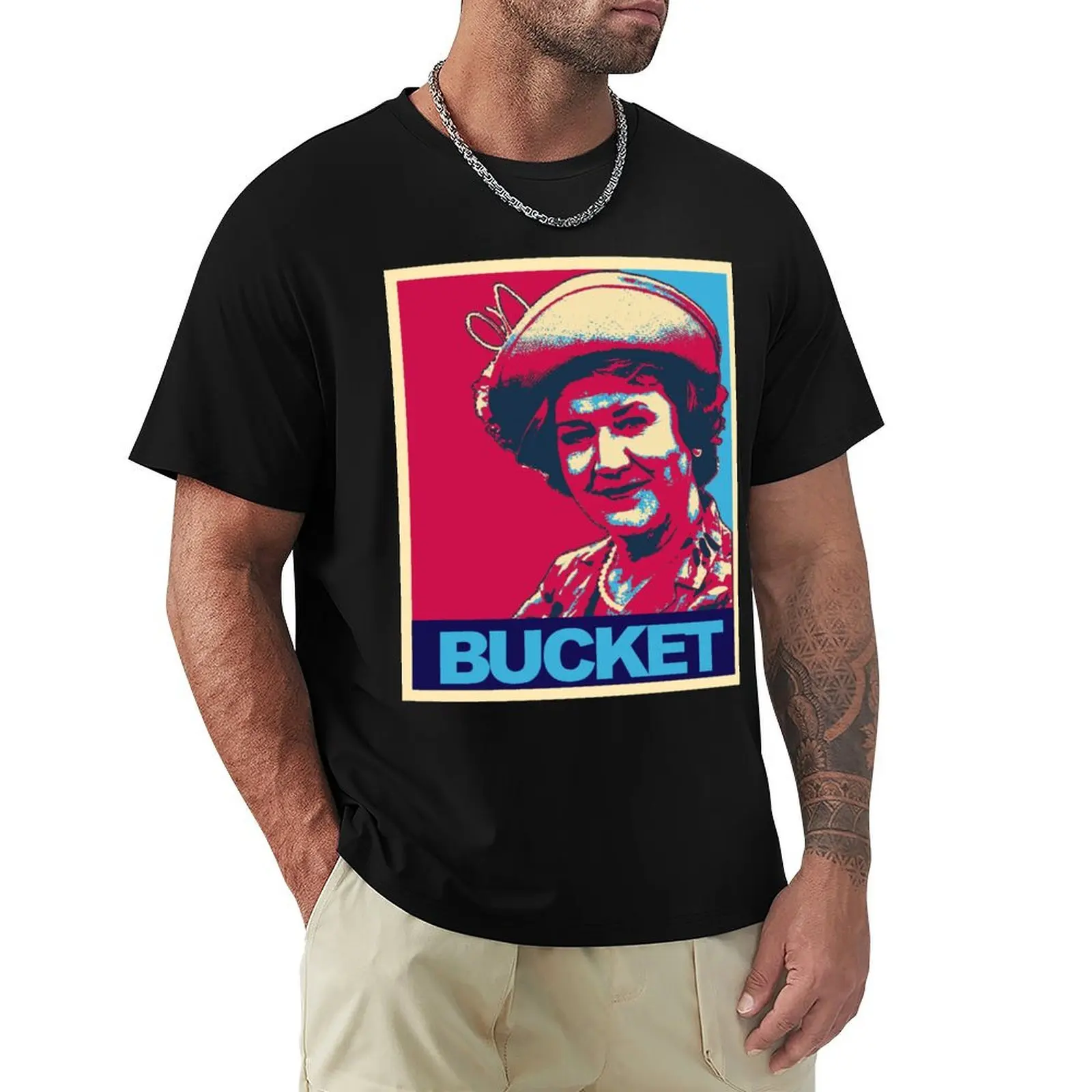 Hyacinth for President T-Shirt Vintage Print Crew Neck Tee