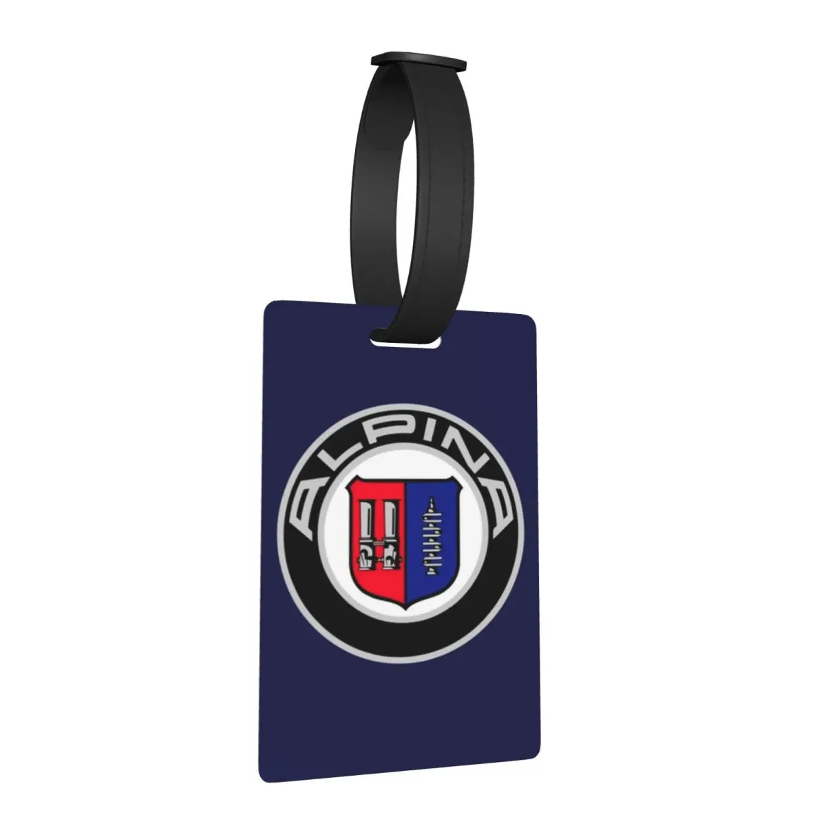 

Бирки для багажа Alpina — классические автомобильные логотипы, аксессуары для чемоданов, бирки для путешествий, держатели для багажных этикеток, именные бирки для багажа с местом для адреса