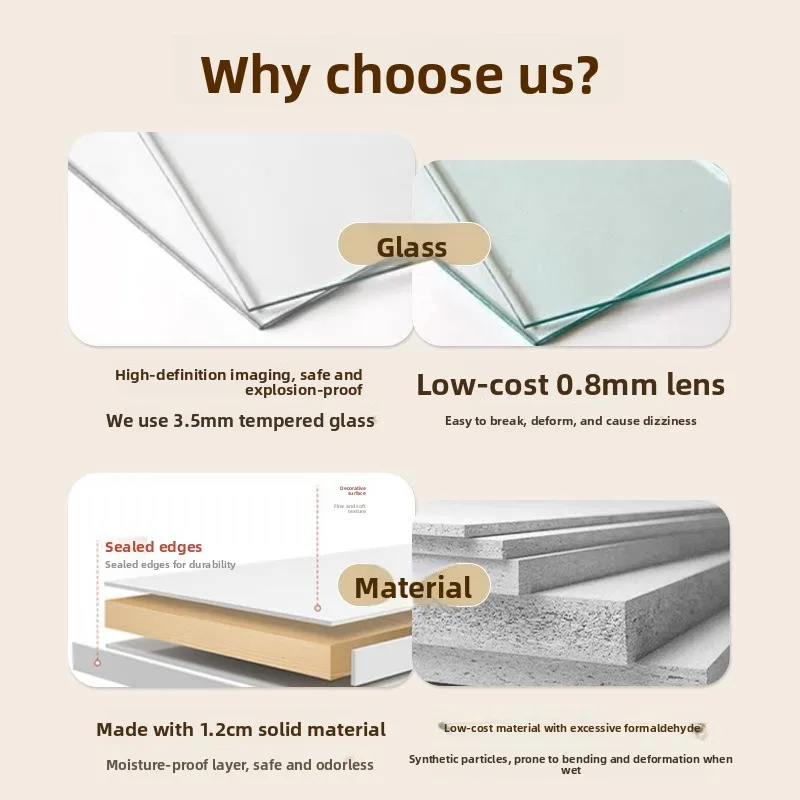 : Espelho de chão para banheiro