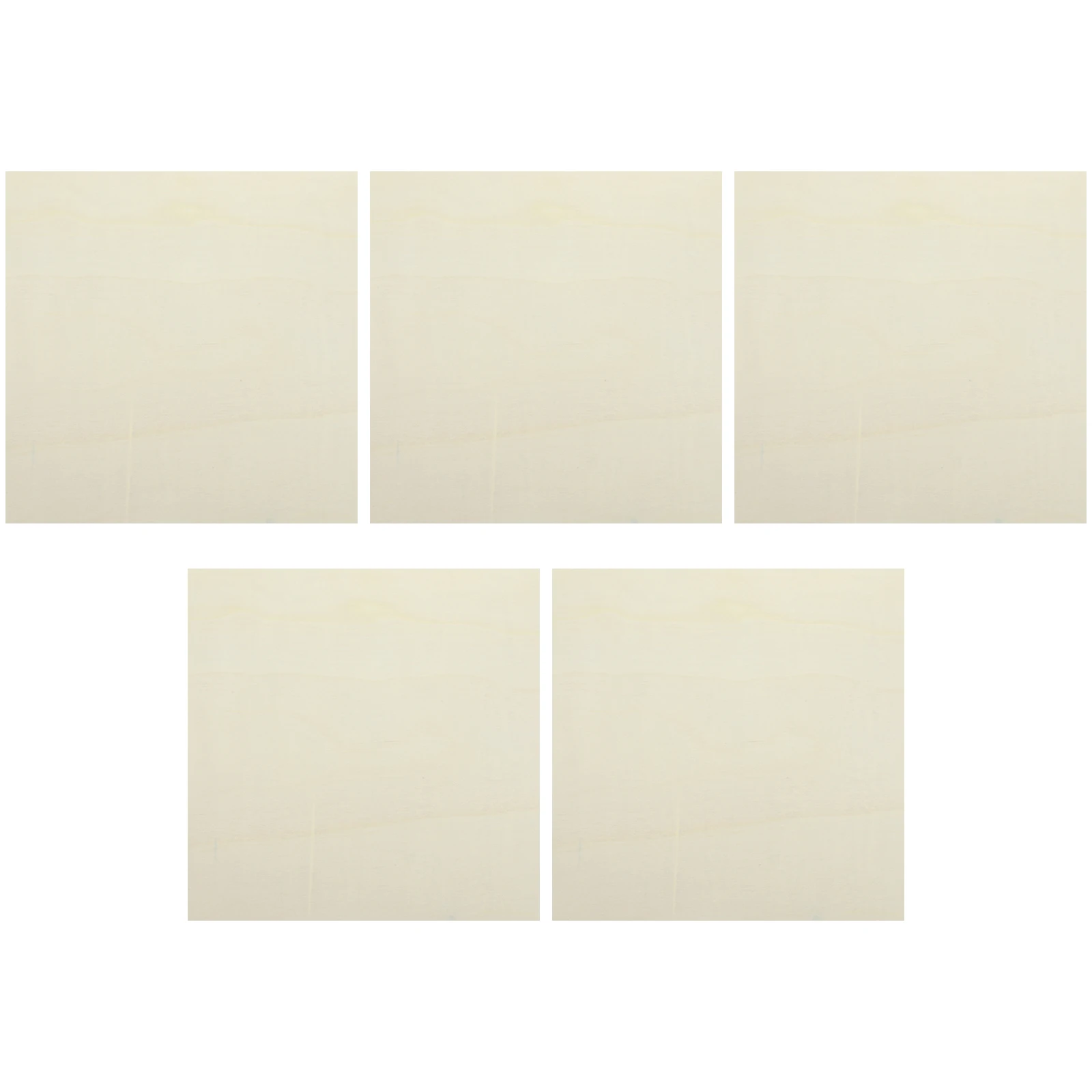 

5pcs Unfinished Wooden Sheets For Crafts Smooth Diy Cutouts Square Blank Boards Graffiti Painting Decor Plaques Embellishments