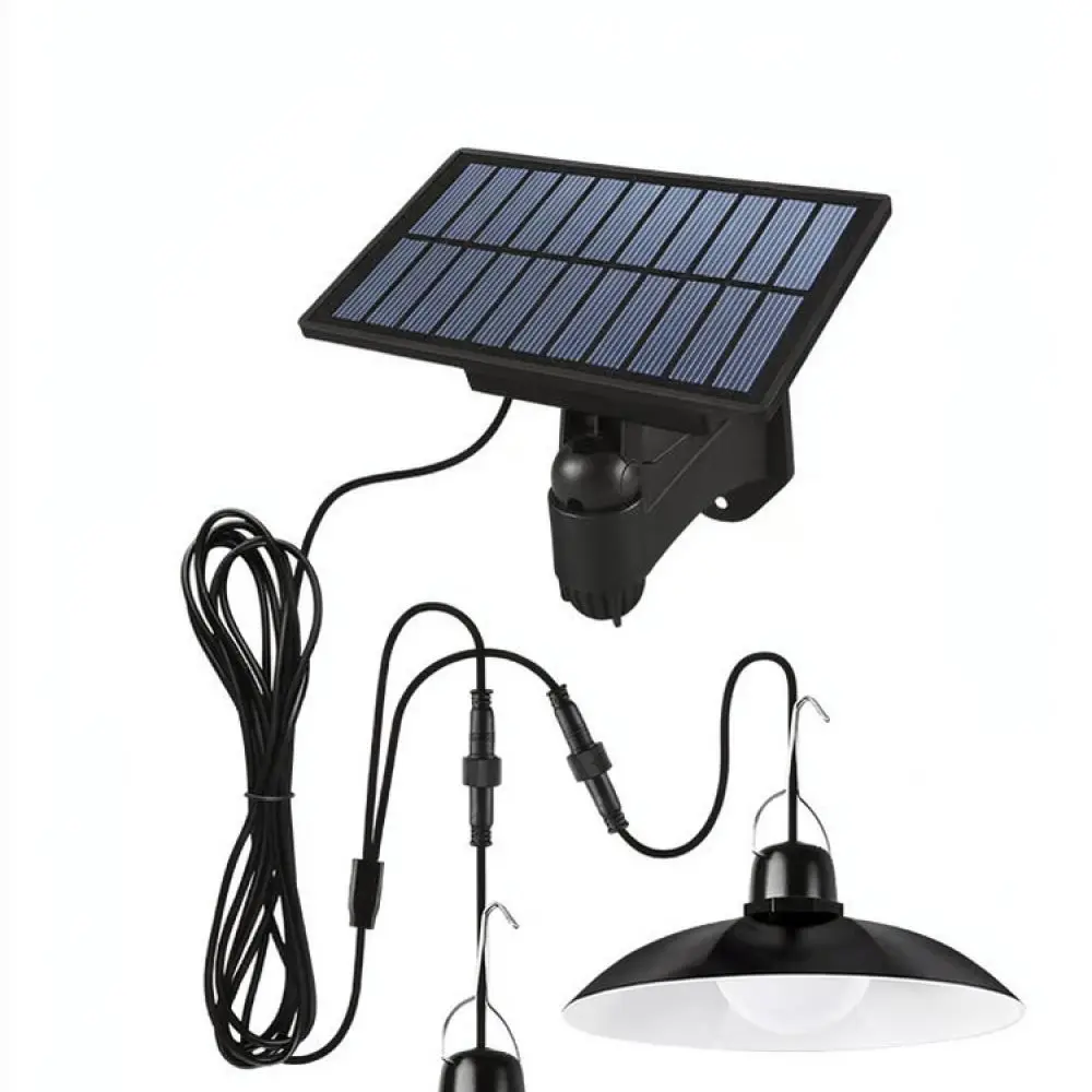 Solar Powered Split Hanging Light Outdoor LED Lamp For Garden Patio Deck Yard Camping Tent Illuminating Utility System