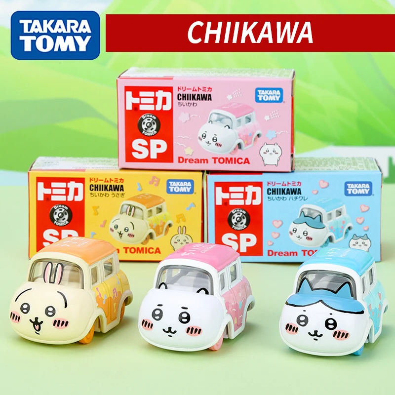 

Аутентичная модель автомобиля Tomy Tomica из сплава Chiikawa, самовосстанавливающийся медведь Jiyika Wawu Sasachi Hachi Little Eight, игрушка, подарки на день рождения