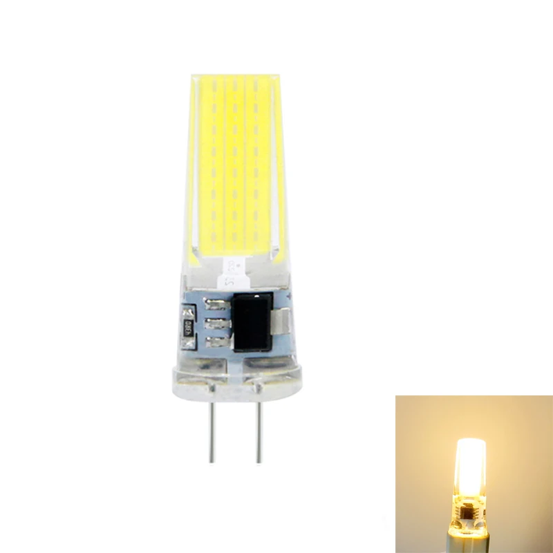 High Brightness COB 2508 LED Dimmable Bulb 220V Corn Lamp for Hotels and Artwork Lighting Cold White G4/G9/E14 Base