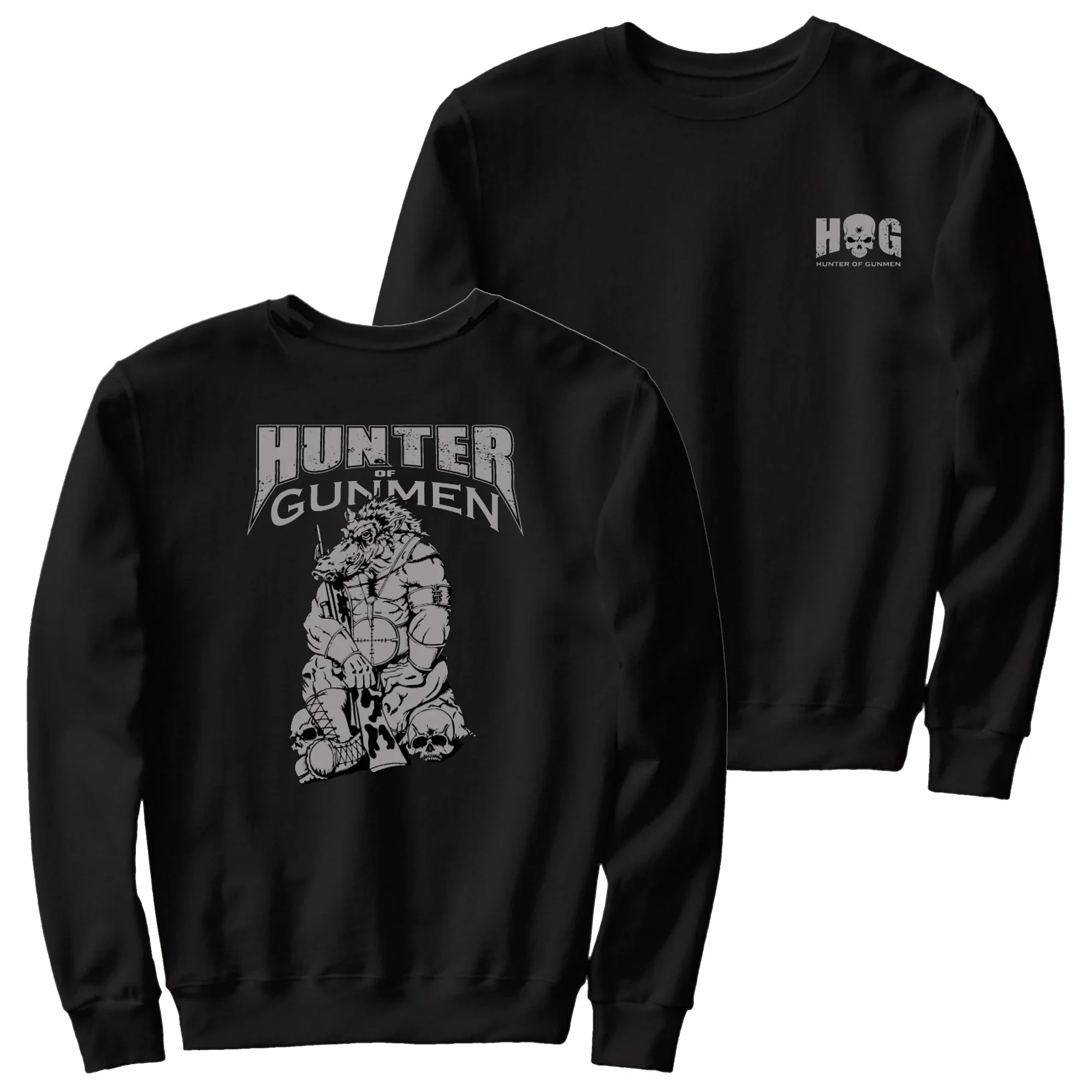 Hunter of Gunmen Hog US Marine Corps Scout Sniper Pullover Hoodie New 100% Cotton Comfortable Casual Mens Sweatshirts Streetwear