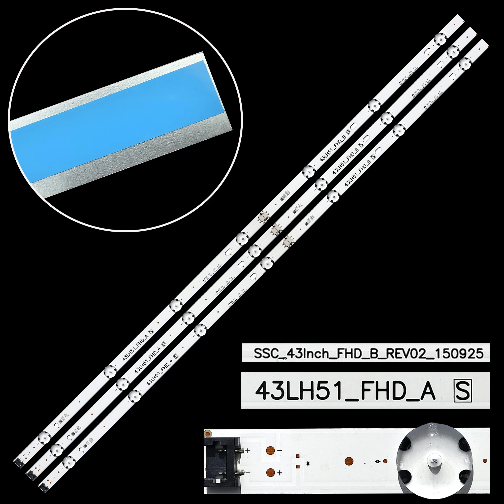 Untuk INNOTEK 15.5Y Rulers TYPE TYPE TYPE TV LED lampu latar strip bar pita penggaris