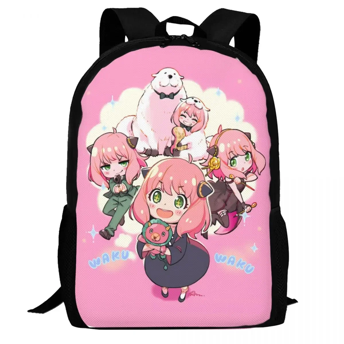 Anime Spy Family Travel Laptop Backpack, Business College School Computer Bag Gift for Men & Women