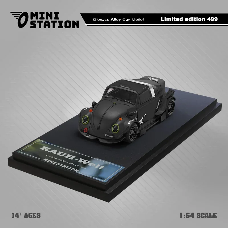 Mini Station 1:64 Beetle-Targa / RWB 964 / RWB-T1 VAN  Block43 limited499 Diecast Model Car