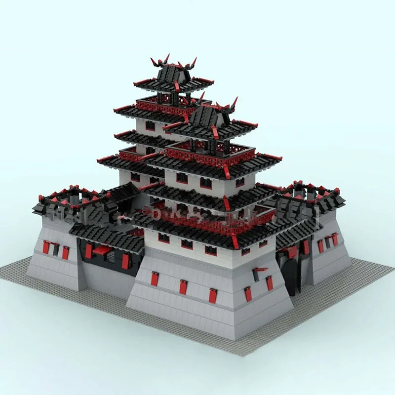 2025 Nieuwe Moc Bouwstenen Model Architectuur Kasteel Paviljoenen Modulaire Bouwstenen Gift Kinderspeelgoed DIY Montage Set