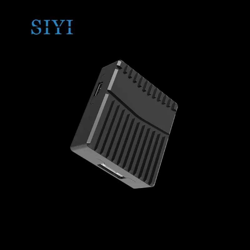 The SIYI Ethernet to HDMI converter OSD overlays MP4 recording IP configuration and is compatible with SIYI HM30
