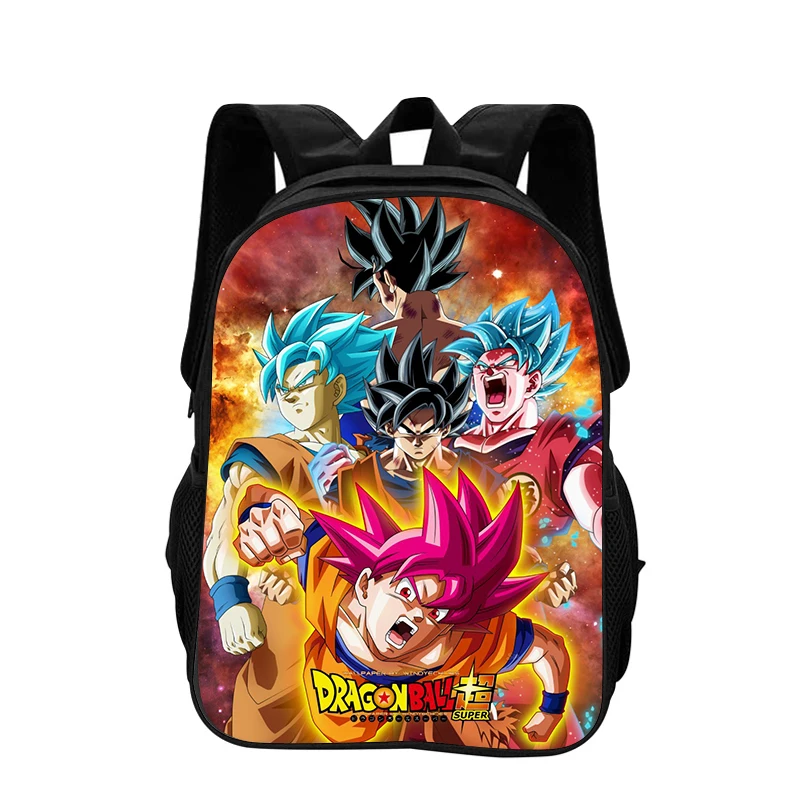 Dragon Ball Goku Anime Printed Backpack for Boys Girls Cartoon Schoolbag Kids Bookbag Rucksack Bags Mochila - view 3