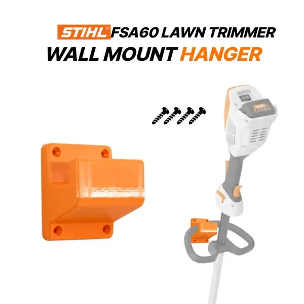 Wall Mount Storage Hook Compatible with Stihl FSA60 Lawn Trimmer, String Trimmer Hanger, Weed Eater Rack, Garden Power Tool Orga