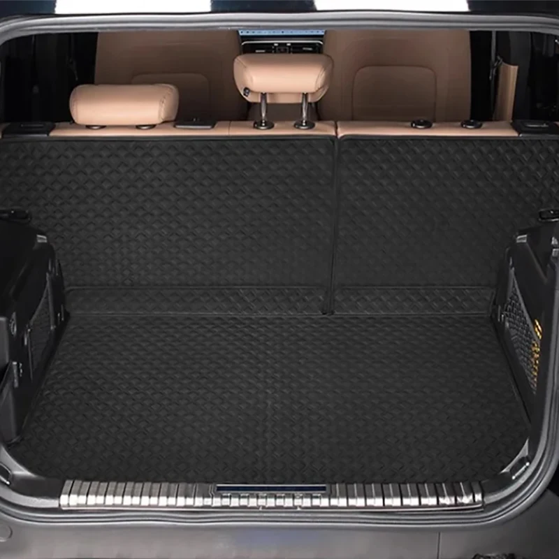 

Car Trunk Full Surround Leather Backrest Pad Fit for Jetour Traveler T2 2023-2025 Car Tail Box Heightened Bottom Pad Accessories