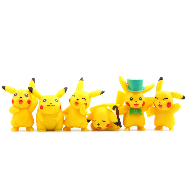 Pokemon Pikachu 18pcs/Set Anime Action Figure PVC Toys for Children