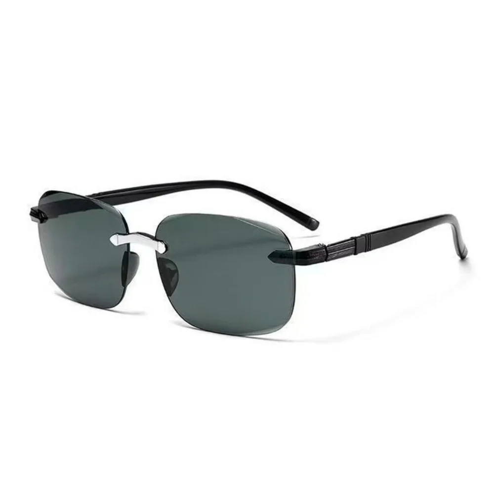 نظارات واقية من الأشعة فوق البنفسجية 400، نظارات مربعة أنيقة متعددة الاستخدامات بدون إطار، نظارات شمسية أنيقة وحديثة بدون إطار لمدينة الشارع #5