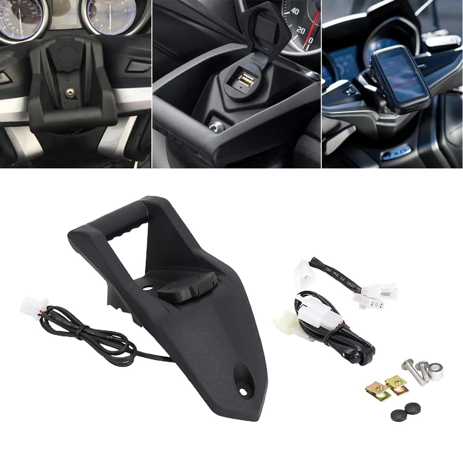 Motorcycle Phone GPS Bracket Converter Mount Fit for Yamaha T Max 530 560