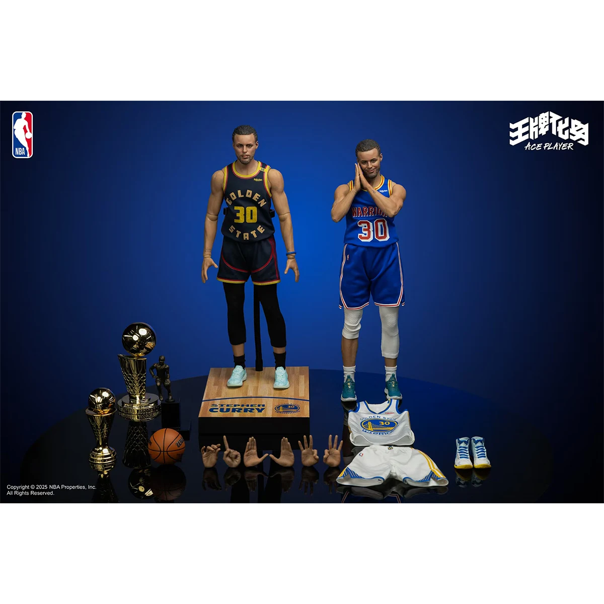 

Фигурка HIPLAY ACEPLAYER Stephen Curry GOAT Series-CURRY-DE в масштабе 1/6