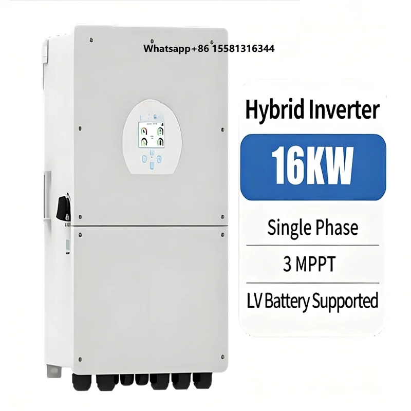 3  16kW 18KW Single Phase Hybrid Solar Inverter SUN-16K 18K-SG01LP1-EU-AM3-P Low Voltage 40-60V Energy Storage Inverter