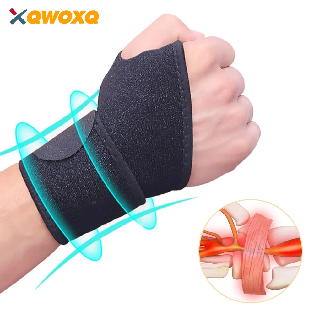 1 PCS Professional Wrist Band Support Adjustable Wrist Bandage Brace for Sport Wristband Compression Wrap Tendonitis Pain Relief