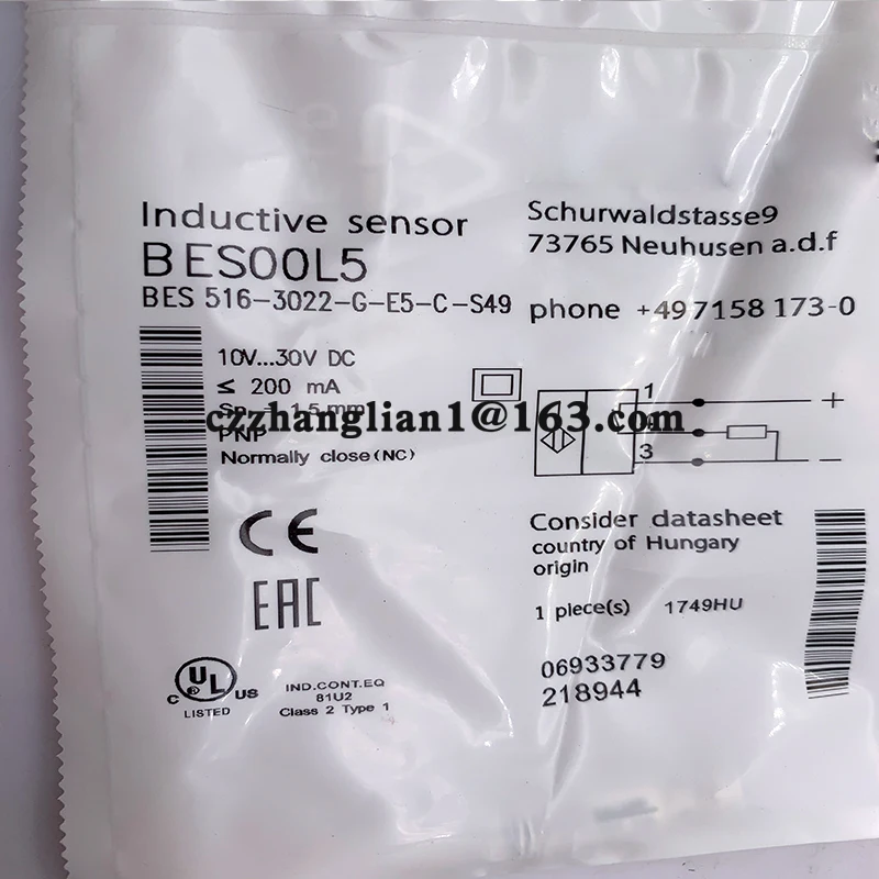 

brand new Proximity switch BES 516-3022-G-E5-C-S49 BES 516-3022-E5-C-S49 in stock Fast Shipping
