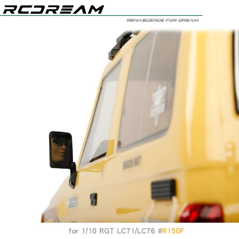 RC Crawler Upgrade Part High Mirror Stainless Steel Rear View Mirror Sheet For 1/10 RGT LC76/71 Off-road Custom Size Accessory