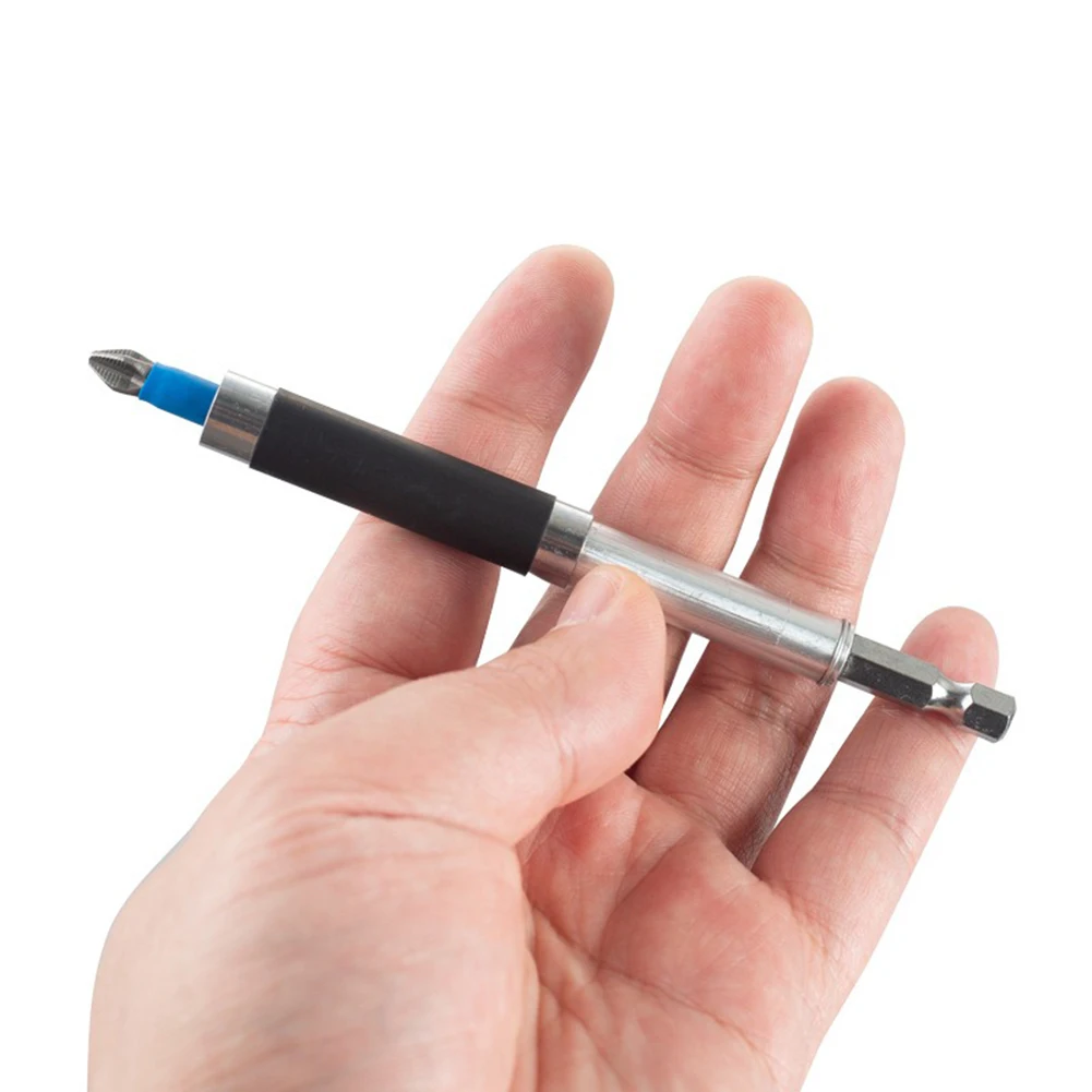 

Набор магнитных направляющих для винтовых приводов, 6 шт., с держателями бит с регулируемой длиной для драйверов, совместимый с различными инструментами