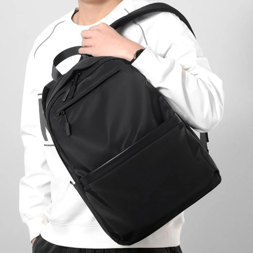 Fashion Simple Business Backpack Ultralight Waterproof School Bag Large Capacity Versatile Computer Backpack Travel Use