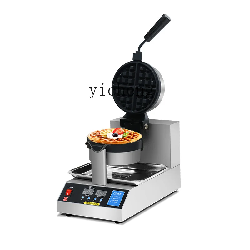 

ZK commercial muffin waffle stove diffuse coffee electric scones machine lattice cake machine rotation