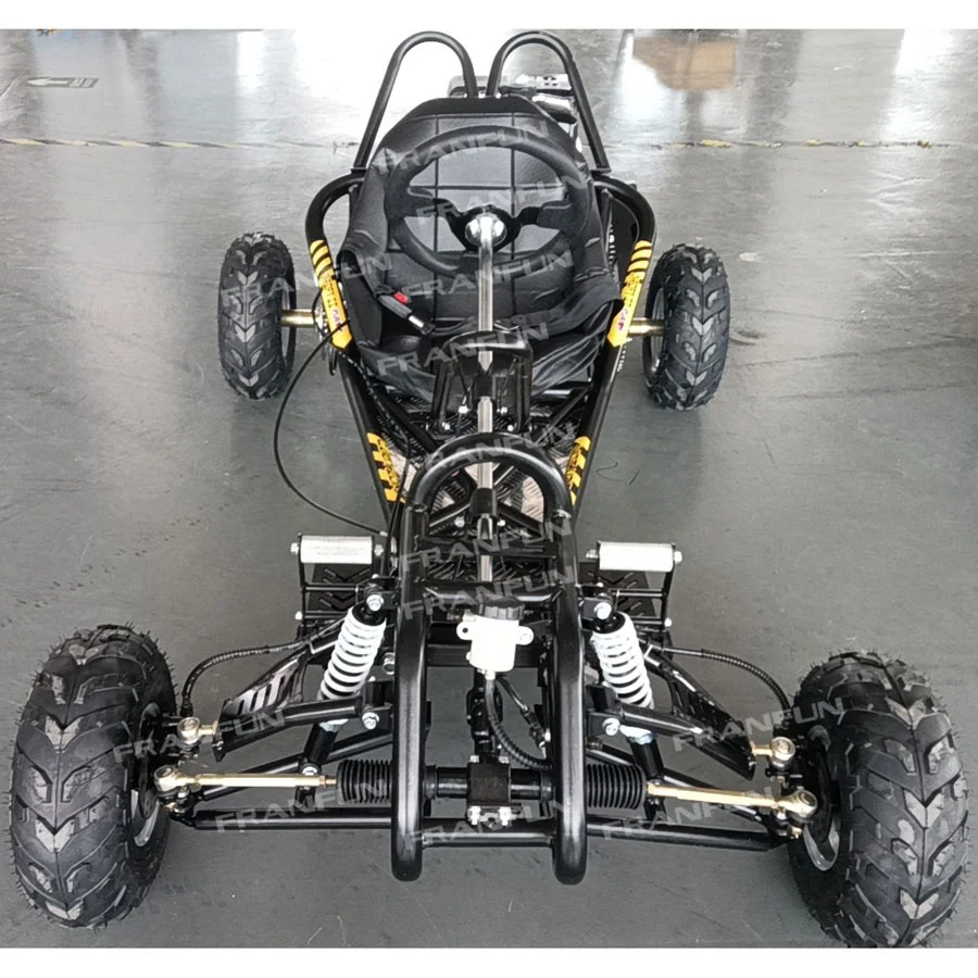 Full Suspension Entertainment Karting 270CC 9HP 4 Stroke Wet Clutch Transmission Go-kart For Adults