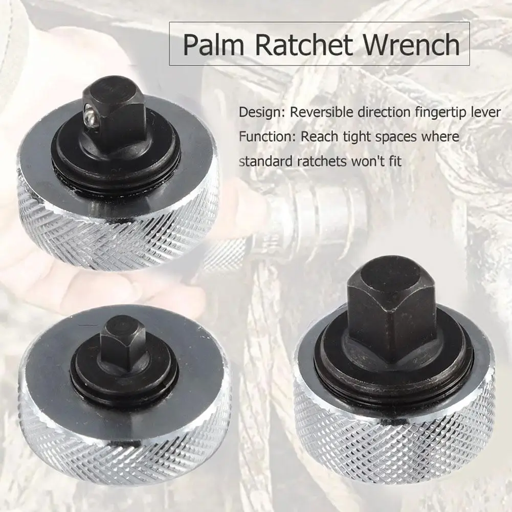 1/3pcs Ratchet Socket Wrench Reversible Thumbwheel Ratchet Wrench Set 1/4\