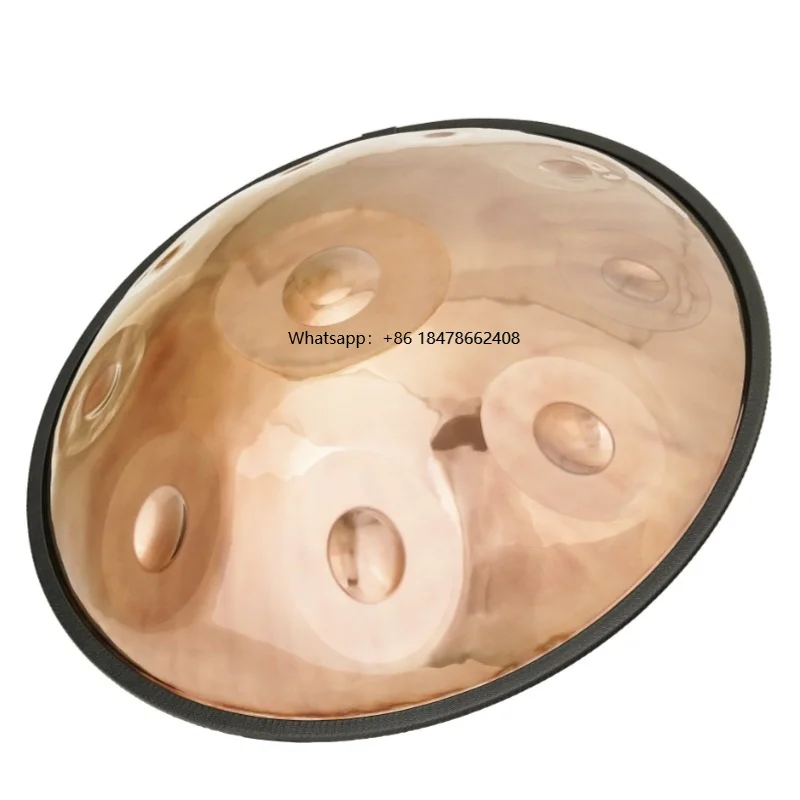 

High-end Custom Handpan Drum with 440Hz/432Hz Tuning Featuring Ethereal Drumming Performance