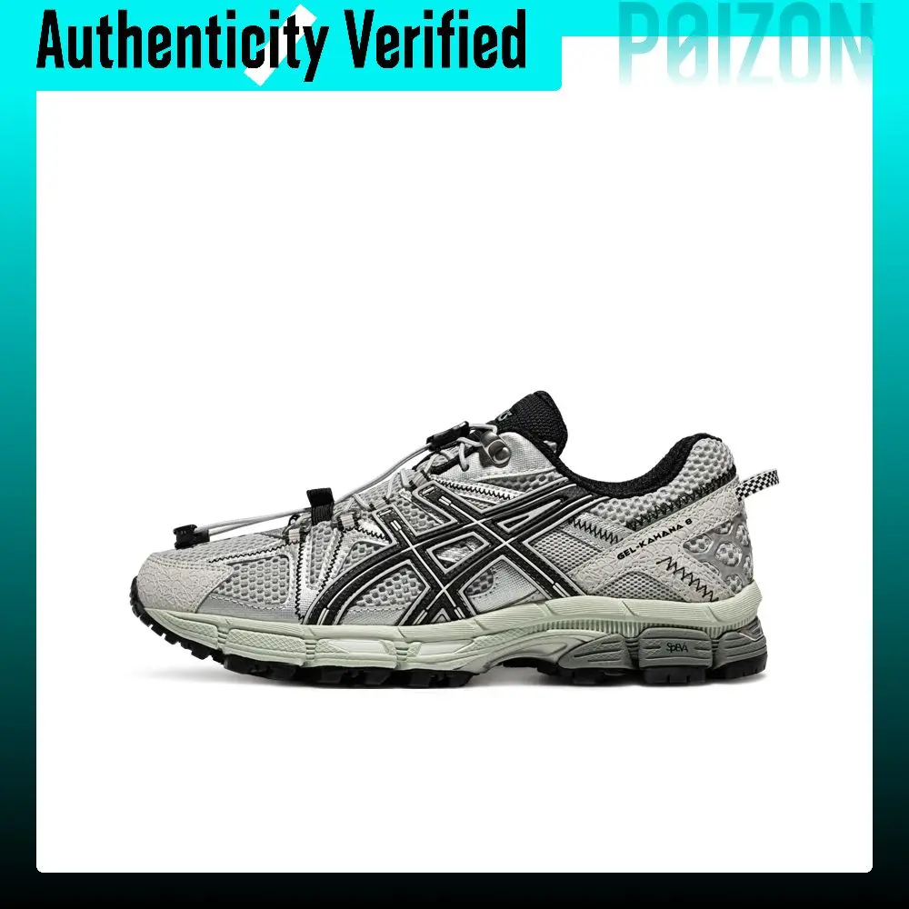 ASICS Gel Kahana 8 FL Soft And Comfortable Low top Casual Running Shoes Women's Silver Gray 1012B892-020