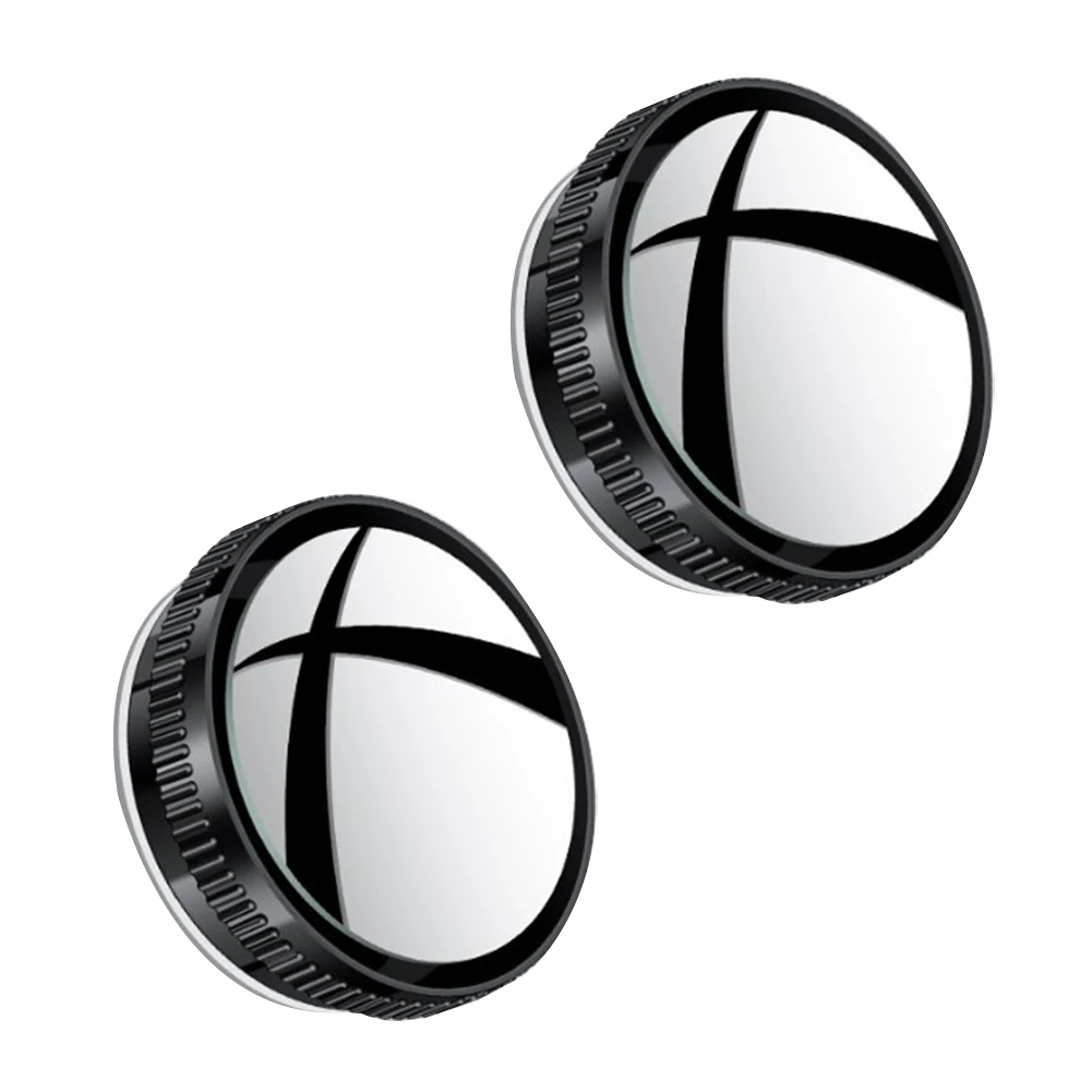 For Car Small Round Mirror Car Auxiliary Mirror Lens Mirror Diameter 5 Cm Rearview Mirror Spot Mirror Wide Angle