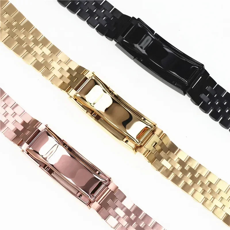 High quality  Jubilee model stainless steel watch strap wristband for nh35nh36 Oyster Perpetual logbook case bracelet 20mm