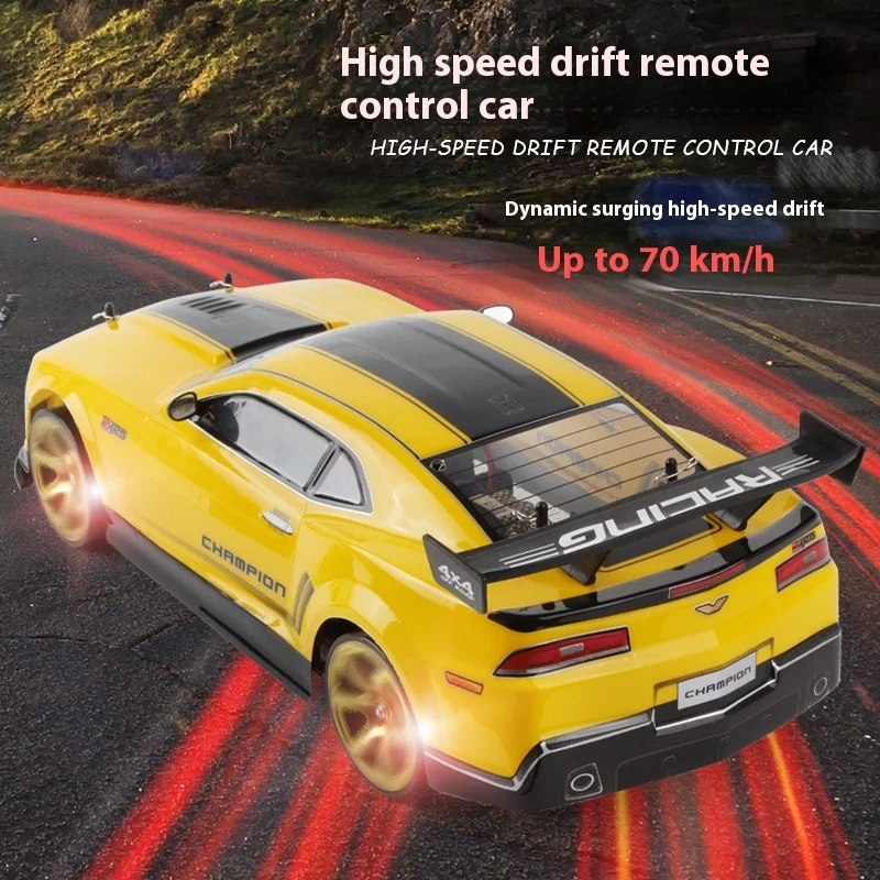 1: 10 70km/H Or 40km/H Remote-Controlled Drifting Car For Boys Anti-Collision Racing Off-Road Racing Four-Wheel Drive Remote-Con