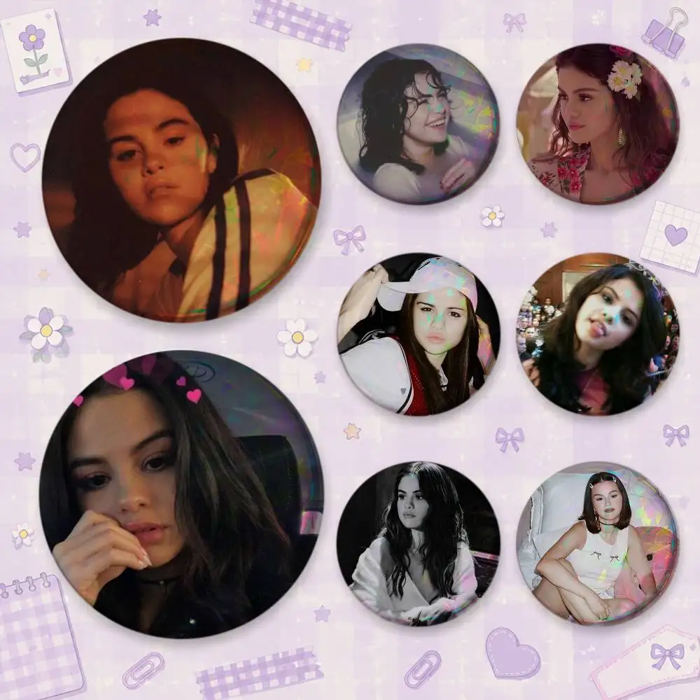 Selena Gomez i Said Love You First Brooches Cartoon Badge Pins Backpack Hat Accessories Friend Gift