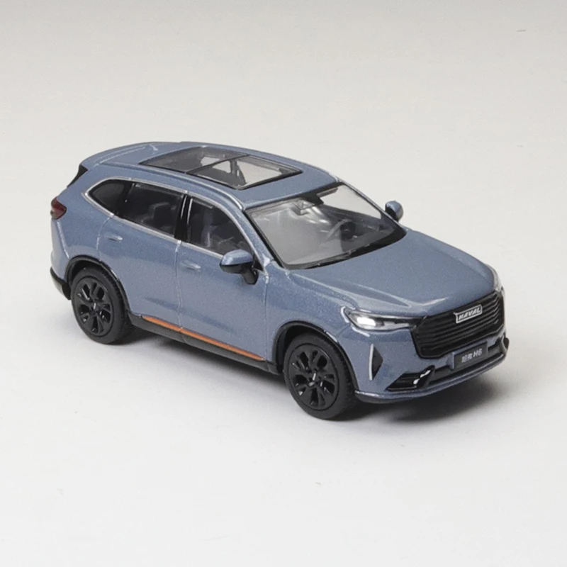 XCARTOYS 1/64 Simulation Alloy Car Model Great Wall Haval Third-generation H6 SUV High-order Gray Kids Xmas Gift Toys for Boys