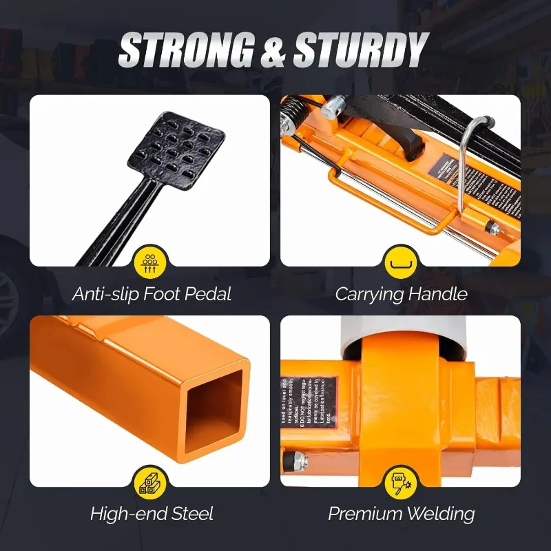 خصم عجلة السيارة دوللي جاك مجموعة من 2، زلاجات سيارة ميكانيكية 1500 رطل، مقبس تحديد موضع السيارة عجلة 12 بوصة، بكرات شديدة التحمل