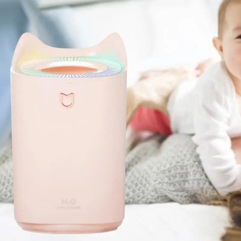 

D0AB Double Nozzle Cool Mist Humidifier Large Capacity Air Humidifier Beauty Replenishing Mist Maker Home Quiet Fogger