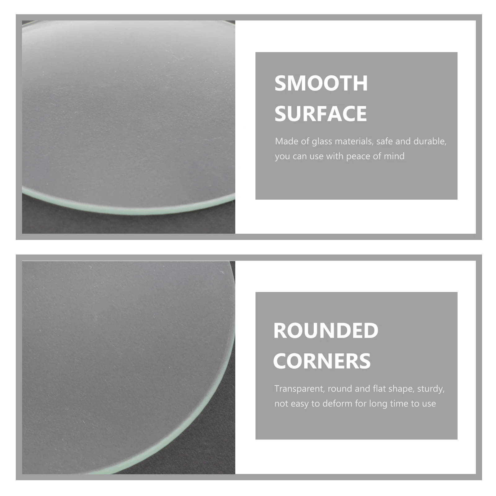 

10 Pcs High Temperature Resistant Glass Surface Dish Lab Equipment Supplies Round Watch Glasses Glassware
