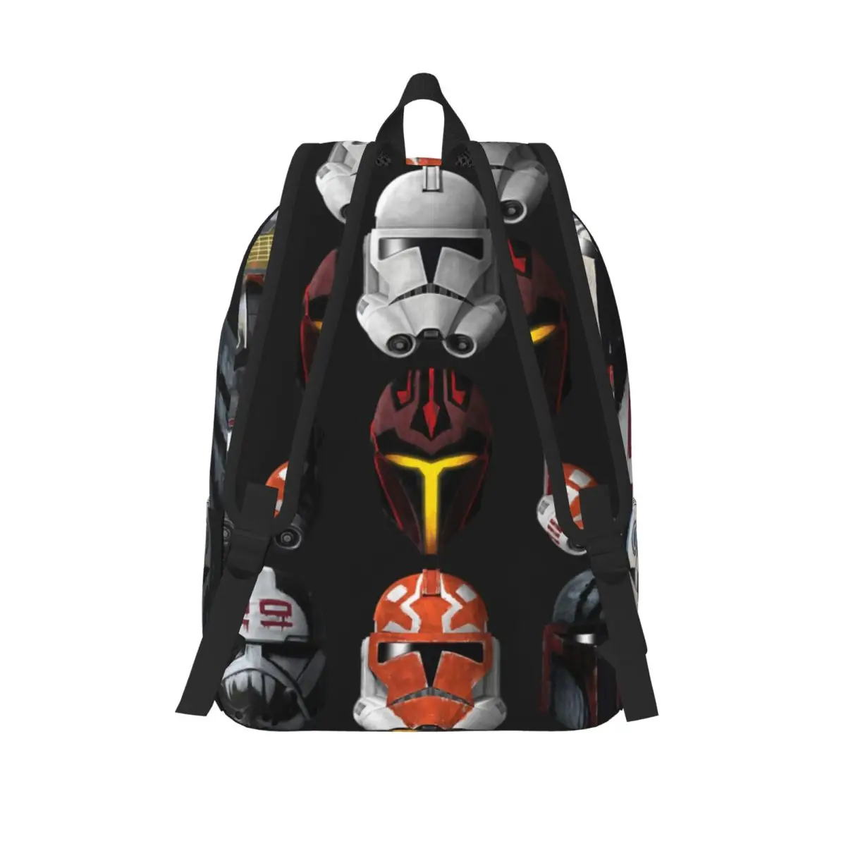 The Clone Wars helm Clone mode baru ransel kuliah tahan air kapasitas tinggi tas buku perjalanan Laptop trendi 15,7 inci 17,7 inci