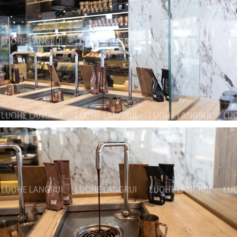 Mesin Dispenser Cokelat Otomatis/Mesin Temper Cokelat Dispenser Cokelat/Mesin Dispenser Cokelat Panas